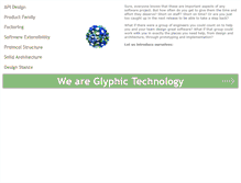 Tablet Screenshot of glyphic.com